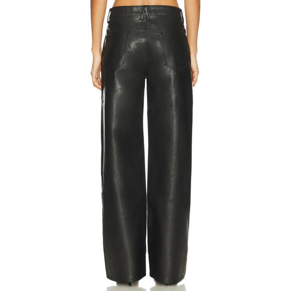 Lioness Top Model Jean black faux leather size XS NWT $99 msrp - Picture 2 of 7